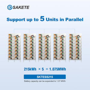 Sakete Industrial 100kW 150kW 215kWh BESS Battery <b>Energy</b> <b>Storage</b> <b>System</b> Rack Battery for Freezer Warehouse - Product Image 3