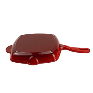 Sartén Wok <span class=keywords><strong>de</strong></span> hierro fundido esmaltado antiadherente ecológica para <span class=keywords><strong>Cocina</strong></span> <span class=keywords><strong>de</strong></span> Inducción y parrilla <span class=keywords><strong>de</strong></span> <span class=keywords><strong>Gas</strong></span> Material metálico - Product Image 3