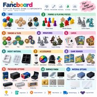 Jeu de société Fancboard personnalisé sur le thème du jardin potager, en carton recyclable à 4 volets, pour les 45 ans et plus |   Espagnol |   OEM/ODM