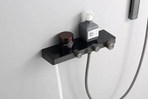 Juego de Ducha con Filtro de Lluvia, Cascada, 2 Manijas, 2 Salidas de Agua, Brazo Elevador - Product Image 4