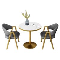 Table et chaises de salle à manger de luxe très vendues, ensemble de meubles de salle à manger 2 places