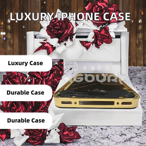 Ốp lưng điện thoại <span class=keywords><strong>iPhone</strong></span> cao cấp mạ vàng sang trọng, bán chạy, chất lượng cao, thiết kế thanh lịch, phụ kiện hàng đầu - Product Image 4