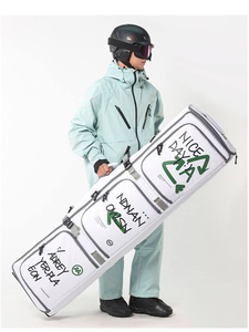 Sac <span class=keywords><strong>de</strong></span> <span class=keywords><strong>ski</strong></span> grande capacité pour hommes et femmes avec roues, séparation sec-humide, séchage rapide, réglable pour snowboard et <span class=keywords><strong>chaussures</strong></span> - Product Image 4