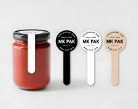 Emballage de produits alimentaires OEM, étiquette autocollante ovale en rouleau pour sauce chili