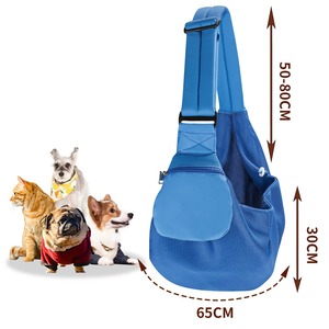 Sac à bandoulière portable pour animaux de compagnie, sac de poitrine respirant de grande capacité pour chats et chiens, utilisation en extérieur - Product Image 3