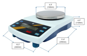 Balance <span class=keywords><strong>de</strong></span> précision numérique professionnelle WT10002CF avec deux plateaux en acier inoxydable - Product Image 2