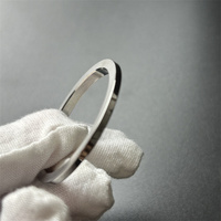Inserts de lunette de montre de luxe personnalisables en acier inoxydable JR DJ 36 mm avec zircone cubique