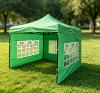 Carpa de Exhibición Personalizada de Fábrica, 3x3m, Plegable, Impermeable, con Estructura de Hierro y 3 Paredes Laterales Completas