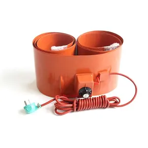 silicone drum heater for oil barrel 20l 200l silicone rubber oil barrel heating band