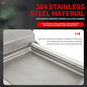 Kunba công nghiệp đôi buồng chân không niêm phong hoặc đóng gói máy đóng gói chân không với khí Nitơ Điền và không khí mềm - Product Image 4