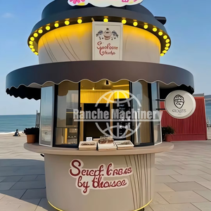 Mobile Food Truck Trailer with Ice Cream and Hot <b>Dog</b> Kitchen Stainless Steel Construction Rust Resistant DOT Certified - Product Image 1