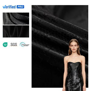 Vải da rắn, da PU giả da rắn, da trăn, lông cừu, chất liệu da co giãn 4 chiều, họa tiết da động vật dùng cho quần, váy, đầm - Product Image 2