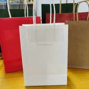 Grocery Cutlery <b>Party</b> <b>Gift</b> Tableware Merchandise Retail Black Kraft Recyclable Paper <b>Bag</b> All Sizes Sold Business Craft Paper <b>Bag</b> - Product Image 3
