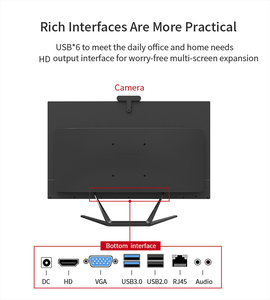 Thâm quyến giá rẻ 23.8inch Intel Core i5 10th 11th 12th Gen 1345u 12450H 8GB + 256GB wifi monoblock tất cả trong một PC kinh doanh máy tính - Product Image 3