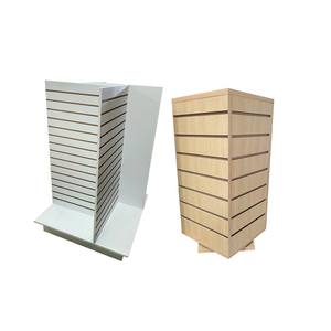 Estante de exhibición Slatwall H Gondola Merchandiser Wood Slatwall H - Product Image 6