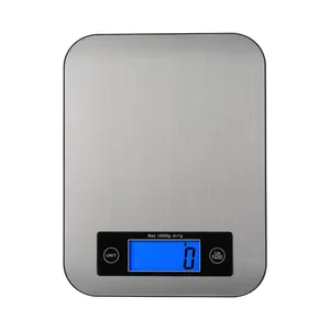 Groothandel keukenweegschaal 10 kg-Canny 10 Kg Digitale Keukenweegschaal Met Antifinger 304 Rvs Platform