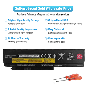 Batteria Sostitutiva per Laptop 29+ 11.1V 29Wh per <span class=keywords><strong>Lenovo</strong></span> ThinkPad X220 X220i X220s X230 X230i FRU 42T4861 42T4865 0A36281 CE RoHS - Product Image 2