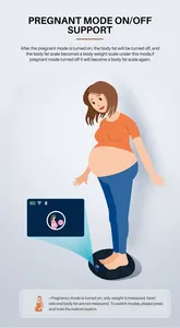 ميزان الجسم الإلكتروني الذكي من زجاج إيتو بتصميم رفيع للغاية مزود بشاشة بلورية رقيقة وخاصية الواي فاي مع تقنية البلوتوث - Product Image 4