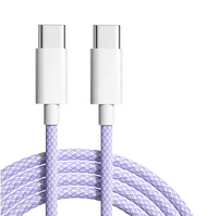 USB C Tipo C a Tipo C 3A 60W Cable de datos de carga rápida Cable de teléfono móvil para iPhone 15 Samsung Huawei