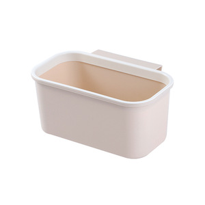 Bedside Hanging Basket Rectangle Grayish White <b>Mini</b> Storage For Dormitory Bedroom Multi Purpose No <b>Drill</b> - Product Image 2