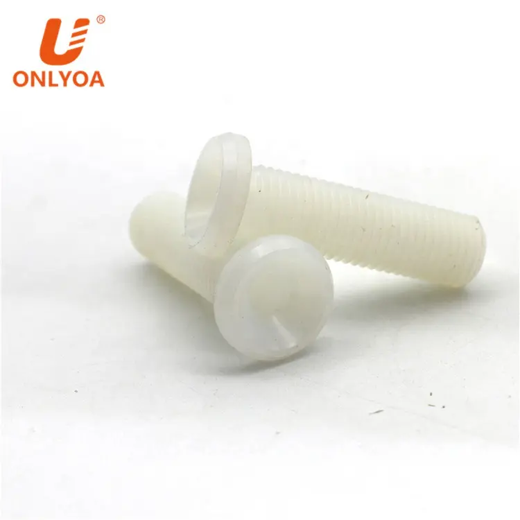 Nylon plastic PA66 M16 insulated plastic bolt Screw nut and Customized PVDF nylon PA66 PPS PEEK M2 M4 M6 M8 M10 M16 Screw