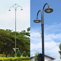 Lampadaire LED rond haute efficacité 130 lm/W 90 W pour routes, zones et parkings