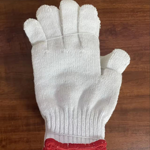 ถุงมือทำงานผู้ชายแบบเต็มนิ้ว ทนทานต่อการสึกหรอ กันลื่น ผลิตจากผ้า TC เนื้อสัมผัสพิเศษ ผสมคอตตอน 30% โพลีเอสเตอร์ 70% น้ำหนัก 450 กรัม-1000 กรัม/โหล ขายส่ง - Product Image 1