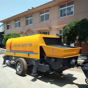 New Mini Concrete Pump Machine Prices With Diesel Engine Trailer Mounted Concrete Stationary Pumps For Sale