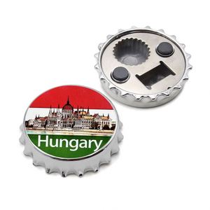 Manufacturer Customized Logo Foil Printing Beach City Tourist Souvenir Metal <b>Fridge</b> Magnet Bottle Opener Custom - Product Image 2