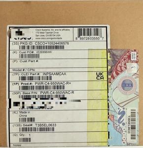 Alimentation électrique 9500 Switch la plus vendue PWR-C4-950WAC-R - Product Image 5