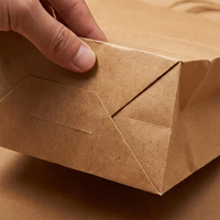 Bolsas de Papel Kraft con Logotipo Personalizado, Bolsas de Compras de Papel Kraft, Bolsas de Regalo de Papel Personalizadas con Asas Retorcidas, Bolsa de Papel Kraft para Alimentos