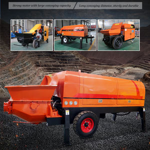 CE認証取得済みガソリン式コンクリートポンプ自動モルタル吹付壁プラスター機セメント用コンクリートポンプ - Product Image 4