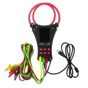 ETCR7350 เครื่องวัดกำลังไฟฟ้าแบบแคลมป์ AC 0.0A ~ 6000A แบบคอยล์/คอยล์แบบยืดหยุ่น เครื่องวัดกำลังไฟฟ้าแบบแคลมป์สามเฟส เครื่องวัดตัวประกอบกำลังไฟฟ้า - Product Image 4
