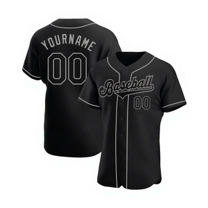 Wholesale Customizable New Style Baseball Jersey 100% Polyester Sleeveless Breathable Quick Dry Heat-Transfer Printed Logo - Product Image 1