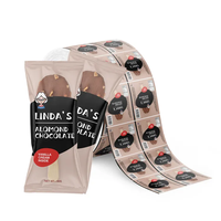Emballage en plastique Oem Odm Pla sans Bpa Ice Pop Popsicle Cream Emballage de qualité alimentaire Sachet de crème glacée Sacs personnalisés à 3 joints latéraux