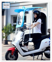 Housse de protection solaire pour scooter électrique et moto avec logo personnalisé imprimé, toile imperméable pour la protection contre la pluie des motos de voyage
