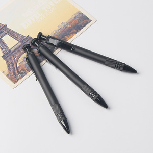 Bolígrafo Personalizable de Metal Negro para Negocios, Ancho de Escritura de 1.0 mm, Regalo Corporativo con Logotipo Personalizado - Product Image 5