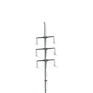 Poteau tubulaire octogonal en acier galvanisé pour transmission électrique – Excellent rapport qualité-prix - Product Image 1