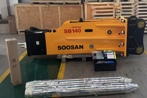 Ciseau hydraulique jaune SB140 de 165 mm pour excavatrices de 30 à 45 tonnes, mines et construction, garantie 1 an, origine Shandong - Product Image 5