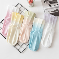 Chaussettes de sport en coton ultra-fines pour femme, avec logo personnalisé, antidérapantes, respirantes, tricotées, pour yoga et gym, collection automne