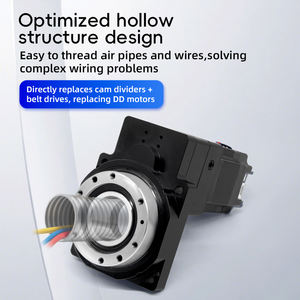 UMOT 57 Nema23, plataforma rotativa hueca Industrial de rotación fiable de 360 °, etapa rotativa hueca de precisión, paso a paso integrado + controlador - Product Image 4