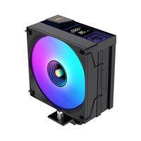 Ventilateur de refroidissement CPU LOVINGCOOL 12cm ARGB Tower 6 caloducs en cuivre Affichage numérique de la température PWM En stock Expédition rapide OEM Intel LGA1700 AMD AM5 PC