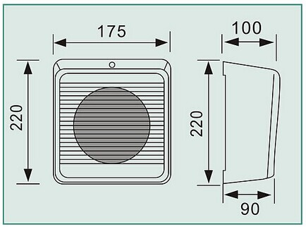 आउटडोर ब्लूटूथ वॉल माउंटेड पीए सिस्टम 150Hz से 15KHz 91dB 0