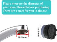 Aérateur de robinet de débit d'eau