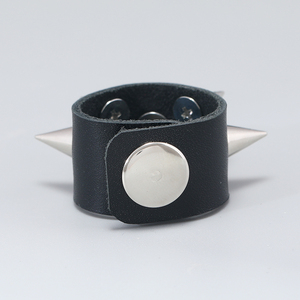 새로운 디자인 맞춤형 남성 보석 정품 가죽 반지 펑크 스파이크 액세서리 패션 보석 반지 - Product Image 4