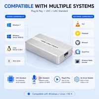 Dispositif de capture vidéo HDMI vers USB3.0 1080P60 Plug and Play compatible avec Windows Linux OS X