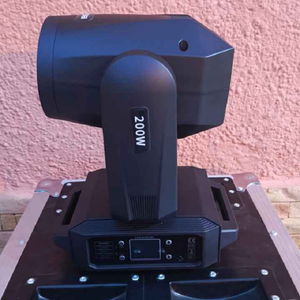 หลอดไฟ LED เคลื่อนที่แบบลำแสงสั่นสะเทือน BEAM 200 DMX512 พร้อมเอฟเฟกต์สีรุ้งครึ่งวงกลม สำหรับดีเจ ดิสโก้ และสวนสนุก - Product Image 4