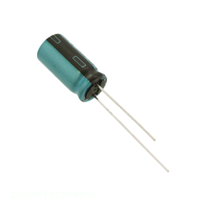 Condensador Original CAP ALUM 10UF 20% 200V RADIAL TH de Montaje a Través de Orificio 200RX3010M8X16 10 uF - Product Image 1