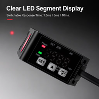 Capteur optique GLX-D100PUI PNP+Analogique 4-20mA/0-5VDC, capteur de déplacement laser, épaisseur 10035mm, indice de protection IP67, répétabilité 100µm