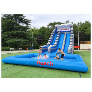 Toboggan aquatique gonflable de qualité commerciale avec piscine à joint d'étanchéité, parc aquatique extérieur <span class=keywords><strong>pour</strong></span> adultes et enfants, idéal <span class=keywords><strong>pour</strong></span> les entreprises de <span class=keywords><strong>location</strong></span> - Product Image 1